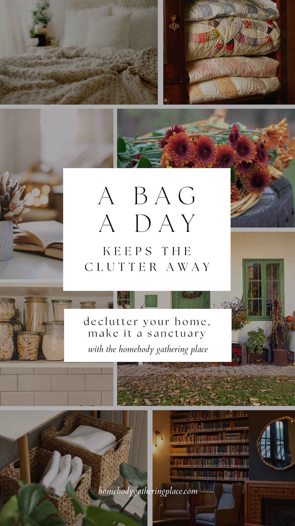 A Bag A Day Keeps the Clutter Away (Join our Fall Decluttering Challenge)