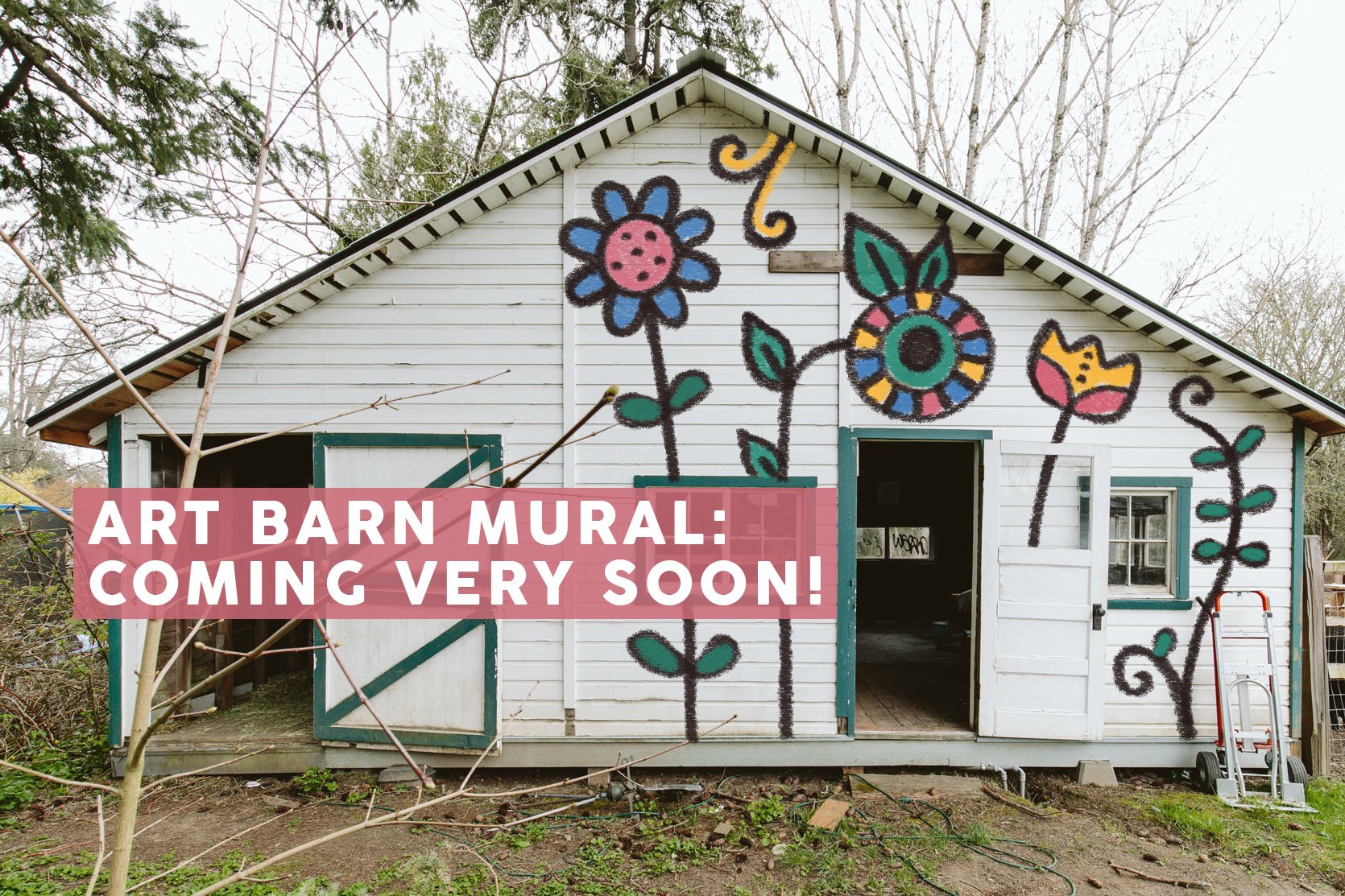 Painting The Art Barn Mural With Banyan Bridges – (But What Should It Look Like?)