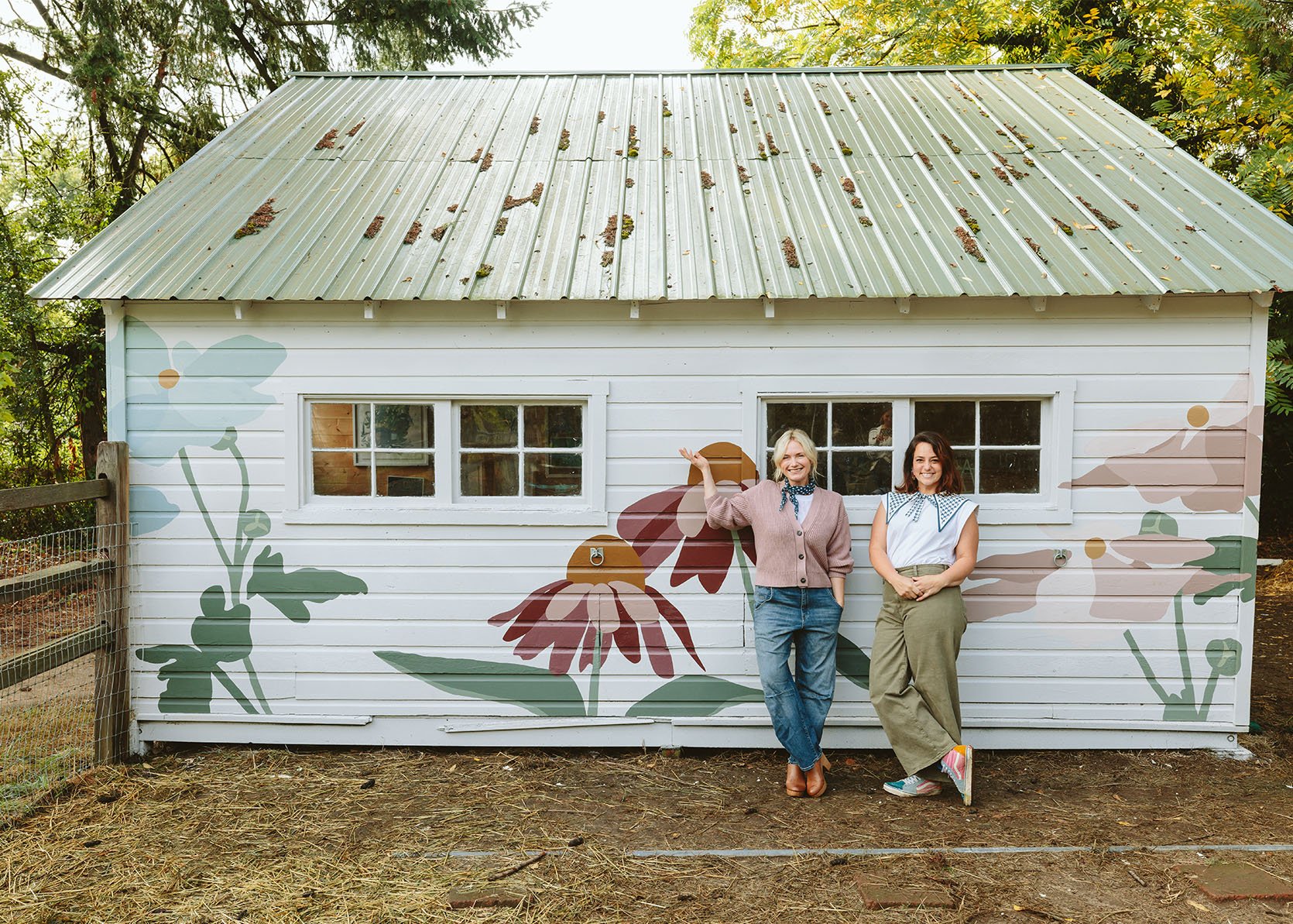 Dreams Coming True!! The Barn Floral Mural Reveal Is Finished And You NEED To See It